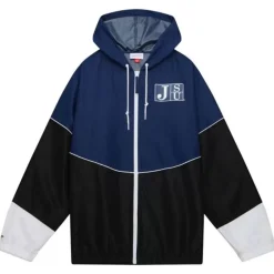 Apparel Mitchell & Ness Jackets & Outerwear-Home Team Lightweight Windbreaker Jackson State University