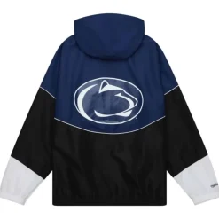 Apparel Mitchell & Ness Jackets & Outerwear-Home Team Lightweight Windbreaker Penn State University