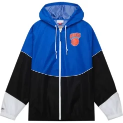 Apparel Mitchell & Ness Jackets & Outerwear-Home Team Lightweight Windbreaker New York Knicks