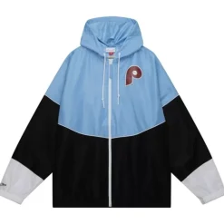 Apparel Mitchell & Ness Jackets & Outerwear-Home Team Lightweight Windbreaker Philadelphia Phillies