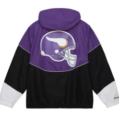 Apparel Mitchell & Ness Jackets & Outerwear-Home Team Lightweight Windbreaker Minnesota Vikings