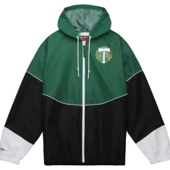Apparel Mitchell & Ness Jackets & Outerwear-Home Team Lw Windbreaker Portland Timbers