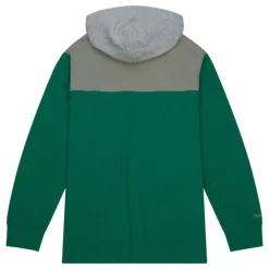 Apparel Mitchell & Ness Hoodies & Sweatshirts-Hooded Rugby Polo Philadelphia Eagles