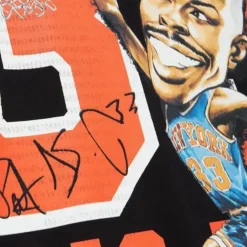 Apparel Mitchell & Ness T-Shirts & Tops-Hwc Caricatures New York Knicks Patrick Ewing