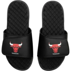 Apparel Mitchell & Ness Accessories-Hwc Logo Slides Chicago Bulls