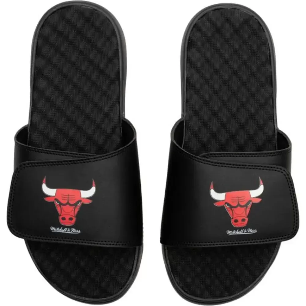 Apparel Mitchell & Ness Accessories-Hwc Logo Slides Chicago Bulls
