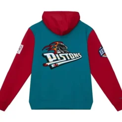 Apparel Mitchell & Ness Hoodies & Sweatshirts-Hwc Night Fleece Hoody Detroit Pistons