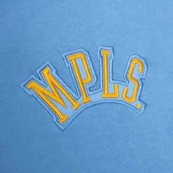 Apparel Mitchell & Ness Hoodies & Sweatshirts-Hwc Night Fleece Hoody Minneapolis Lakers