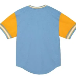 Apparel Mitchell & Ness T-Shirts & Tops-Hwc Night Mesh V-Neck Minneapolis Lakers