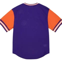 Apparel Mitchell & Ness T-Shirts & Tops-Hwc Night Mesh V-Neck Phoenix Suns
