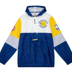 Apparel Mitchell & Ness Jackets & Outerwear-Hwc Night Surprise Win Windbreaker Golden State Warriors