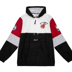 Apparel Mitchell & Ness Jackets & Outerwear-Hwc Night Surprise Win Windbreaker Miami Heat