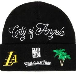 Headwear Mitchell & Ness -Hyperlocal Knit Beanie Hwc Los Angeles Lakers