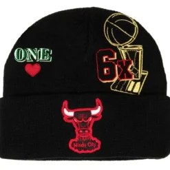 Headwear Mitchell & Ness -Hyperlocal Knit Beanie Hwc Chicago Bulls