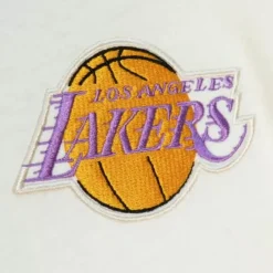 Apparel Mitchell & Ness T-Shirts & Tops-Icon Henley Los Angeles Lakers
