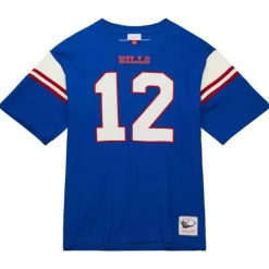 Apparel Mitchell & Ness T-Shirts & Tops-Icon Premium N&N S/S Tee Buffalo Bills Jim Kelly