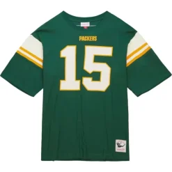 Apparel Mitchell & Ness T-Shirts & Tops-Icon Premium N&N S/S Tee Green Bay Packers Bart Starr