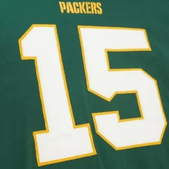 Apparel Mitchell & Ness T-Shirts & Tops-Icon Premium N&N S/S Tee Green Bay Packers Bart Starr