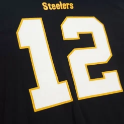 Apparel Mitchell & Ness T-Shirts & Tops-Icon Premium N&N S/S Tee Pittsburgh Steelers Terry Bradshaw