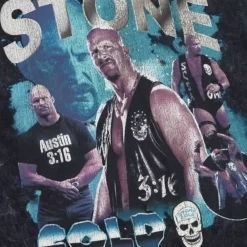 Apparel Mitchell & Ness T-Shirts & Tops-Icy Tee Stone Cold Steve Austin