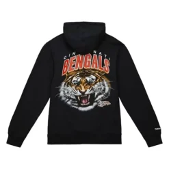 Apparel Mitchell & Ness Hoodies & Sweatshirts-Illustrated Hoodie Cincinnati Bengals