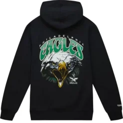 Apparel Mitchell & Ness Hoodies & Sweatshirts-Illustrated Hoodie Philadelphia Eagles