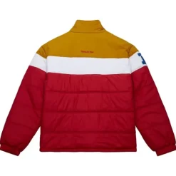 Apparel Mitchell & Ness Jackets & Outerwear-In The Clutch Puffer Jacket Vintage Logo San Francisco 49Ers