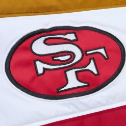 Apparel Mitchell & Ness Jackets & Outerwear-In The Clutch Puffer Jacket Vintage Logo San Francisco 49Ers