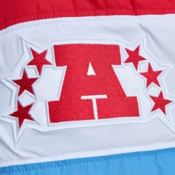 Apparel Mitchell & Ness Jackets & Outerwear-In The Clutch Puffer Jacket Vintage Logo Houston Oilers