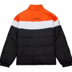 Apparel Mitchell & Ness Jackets & Outerwear-In The Clutch Puffer Jacket Vintage Logo Cincinnati Bengals