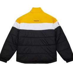 Apparel Mitchell & Ness Jackets & Outerwear-In The Clutch Puffer Jacket Vintage Logo Pittsburgh Steelers