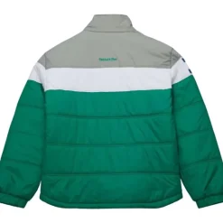 Apparel Mitchell & Ness Jackets & Outerwear-In The Clutch Puffer Jacket Vintage Logo Philadelphia Eagles