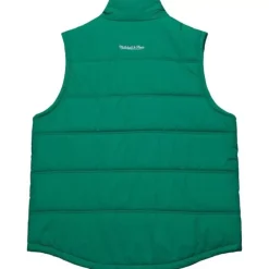 Apparel Mitchell & Ness Jackets & Outerwear-In The Clutch Puffer Vest Vintage Logo Philadelphia Eagles