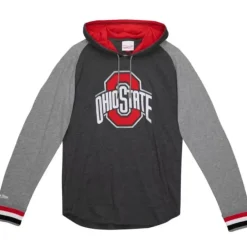 Apparel Mitchell & Ness Hoodies & Sweatshirts-In The Zone Lightweight Hoodie Ohio State