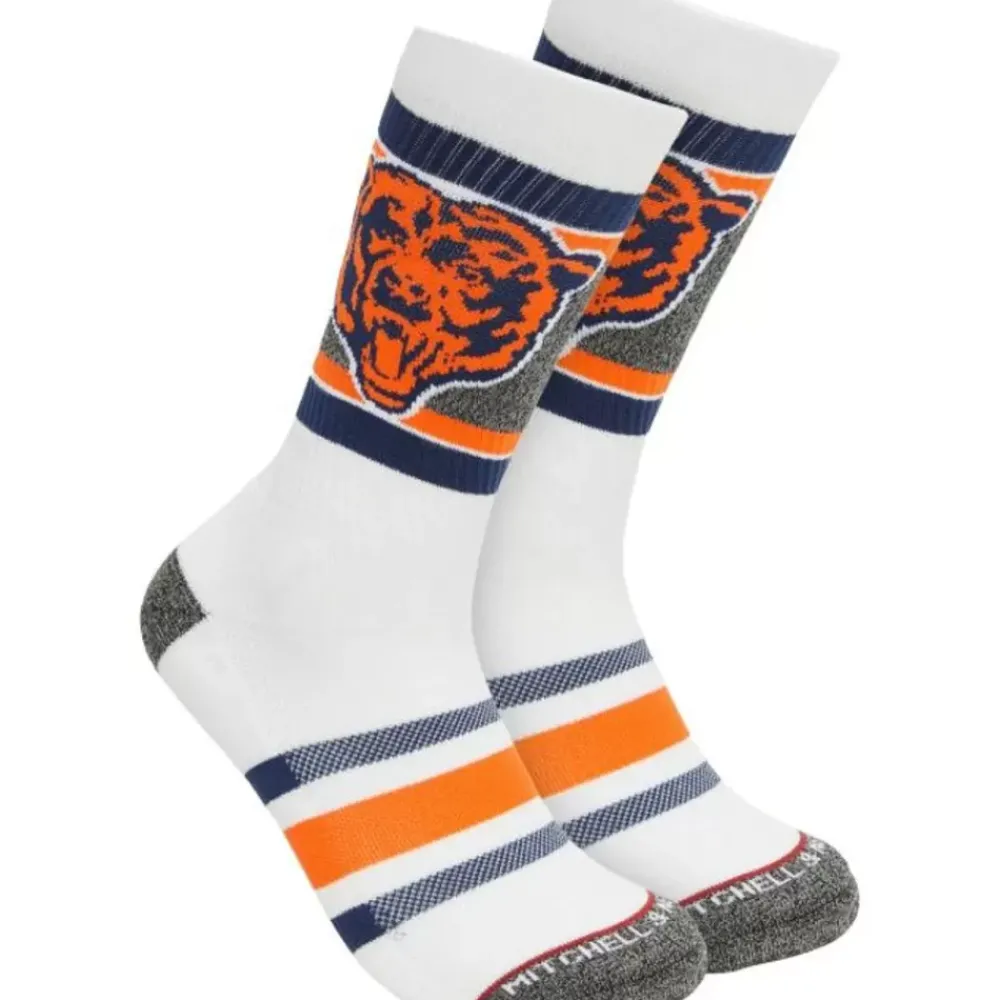 Apparel Mitchell & Ness Accessories-Interception Crew Socks Chicago Bears