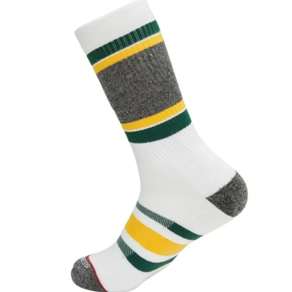 Apparel Mitchell & Ness Accessories-Interception Crew Socks Green Bay Packers