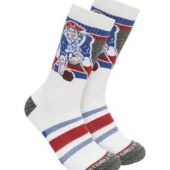Apparel Mitchell & Ness Accessories-Interception Crew Socks New England Patriots