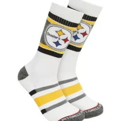 Apparel Mitchell & Ness Accessories-Interception Crew Socks Pittsburgh Steelers