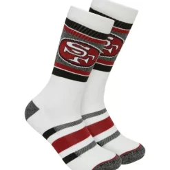 Apparel Mitchell & Ness Accessories-Interception Crew Socks San Francisco 49Ers