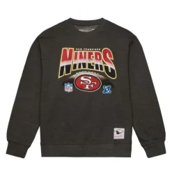 Apparel Mitchell & Ness Hoodies & Sweatshirts-Inzone Crew San Francisco 49Ers