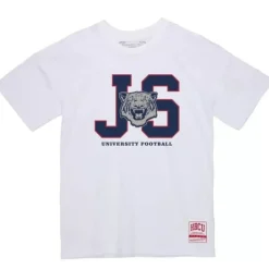Apparel Mitchell & Ness T-Shirts & Tops-Jersey Style Away Tee Jackson State University
