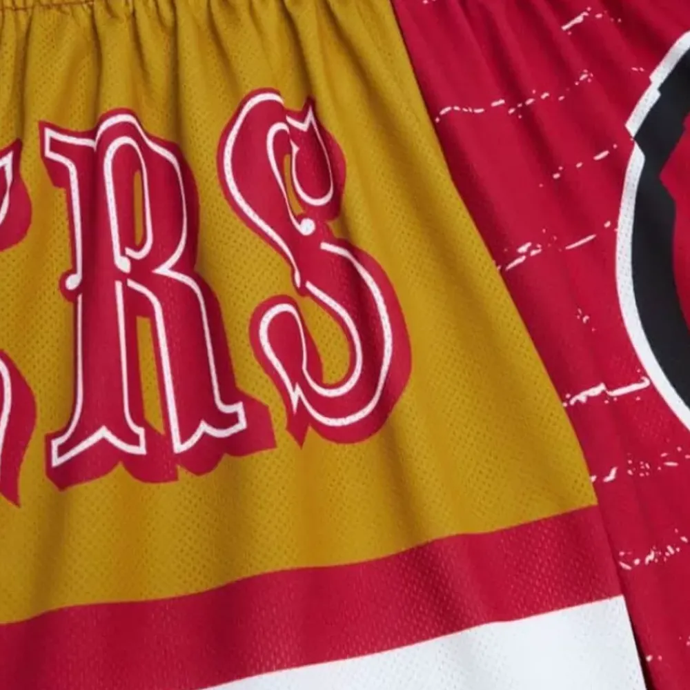 Apparel Mitchell & Ness Shorts-Jumbotron 3.0 Shorts San Francisco 49Ers