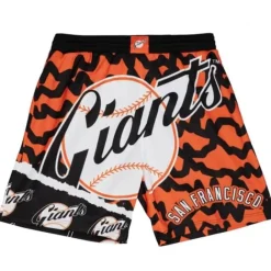Apparel Mitchell & Ness Shorts-Jumbotron 2.0 Sublimated Shorts San Francisco Giants