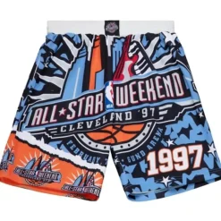 Apparel Mitchell & Ness Shorts-Jumbotron 2.0 Sublimated Shorts All Star 1997-98