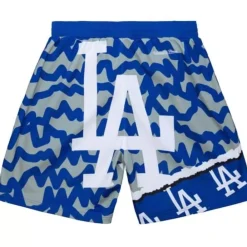 Apparel Mitchell & Ness Shorts-Jumbotron 2.0 Sublimated Shorts Los Angeles Dodgers