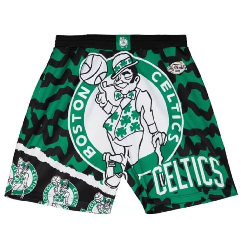 Apparel Mitchell & Ness Shorts-Jumbotron 2.0 Sublimated Shorts Boston Celtics