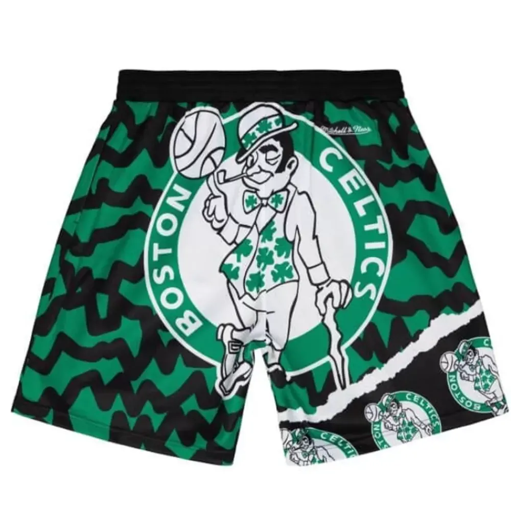 Apparel Mitchell & Ness Shorts-Jumbotron 2.0 Sublimated Shorts Boston Celtics