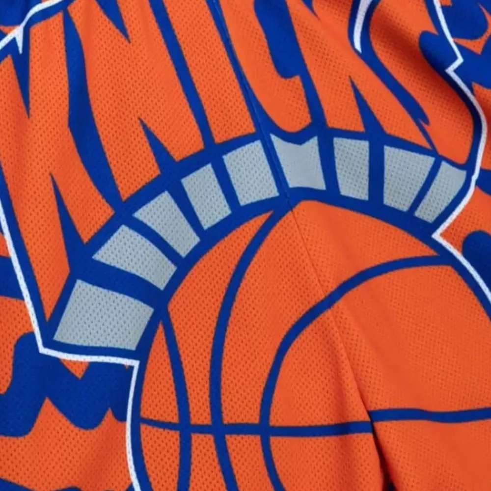 Apparel Mitchell & Ness Shorts-Jumbotron 2.0 Sublimated Shorts New York Knicks