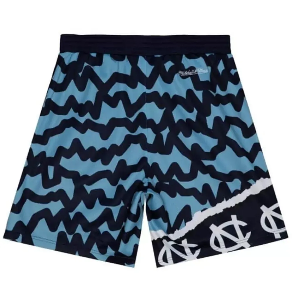 Apparel Mitchell & Ness Shorts-Jumbotron 2.0 Sublimated Shorts University Of North Carolina
