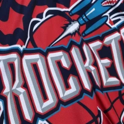 Apparel Mitchell & Ness Shorts-Jumbotron 2.0 Sublimated Shorts Houston Rockets